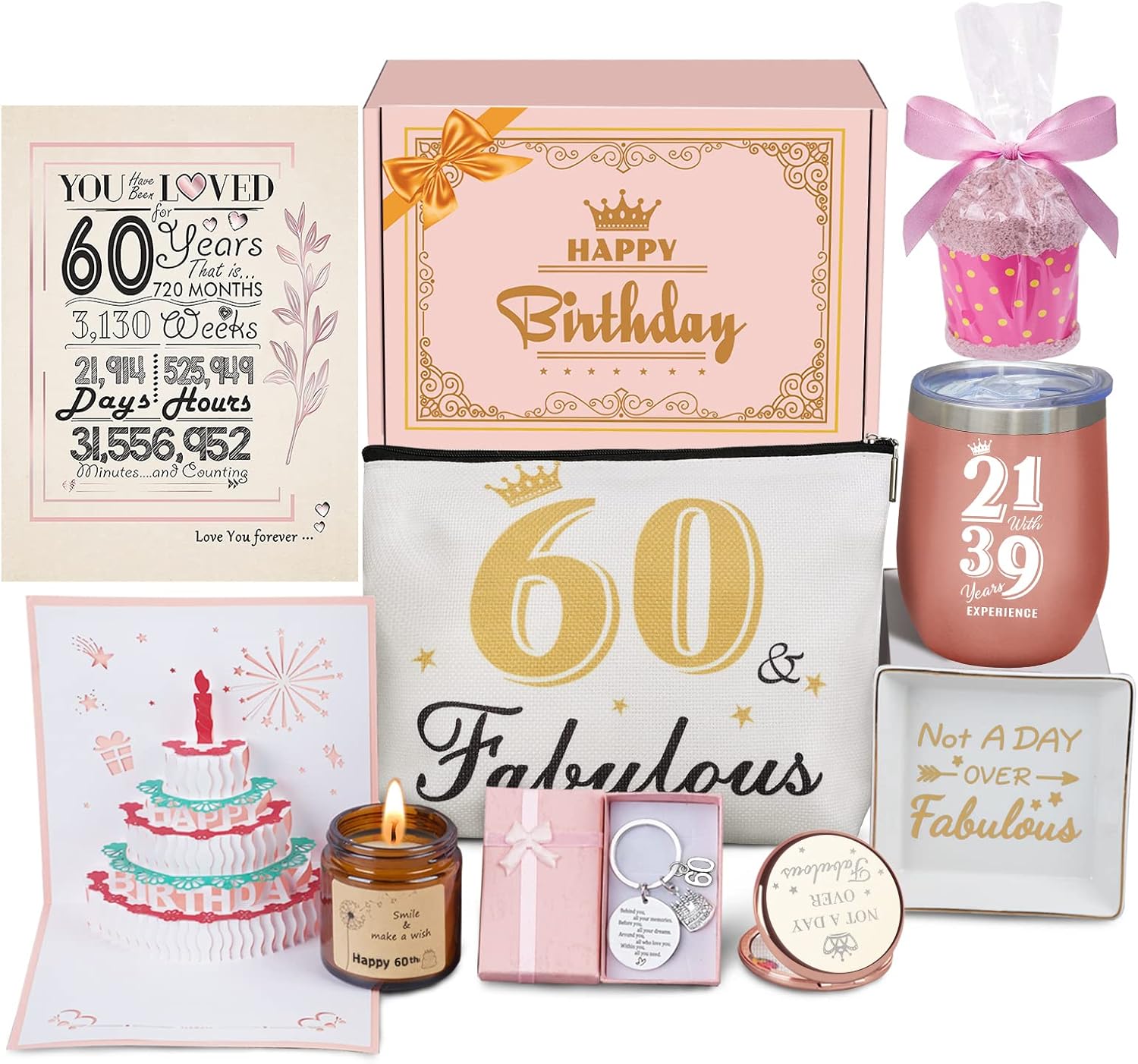 60th Birthday Gifts For Women, Happy 60th Birthday Gifts For Her Best