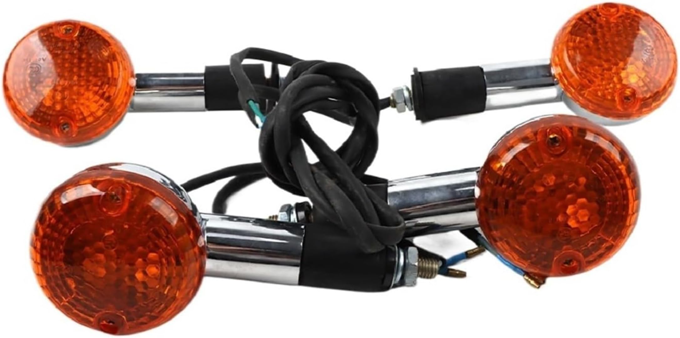 Generic Mini uniwersalne wskaźniki Dla Suzuki Qs 125 Qs 150 Motocykl Mini Zestaw Świateł Uniwersalny Kierunkowskaz Lampa Lampa Światło