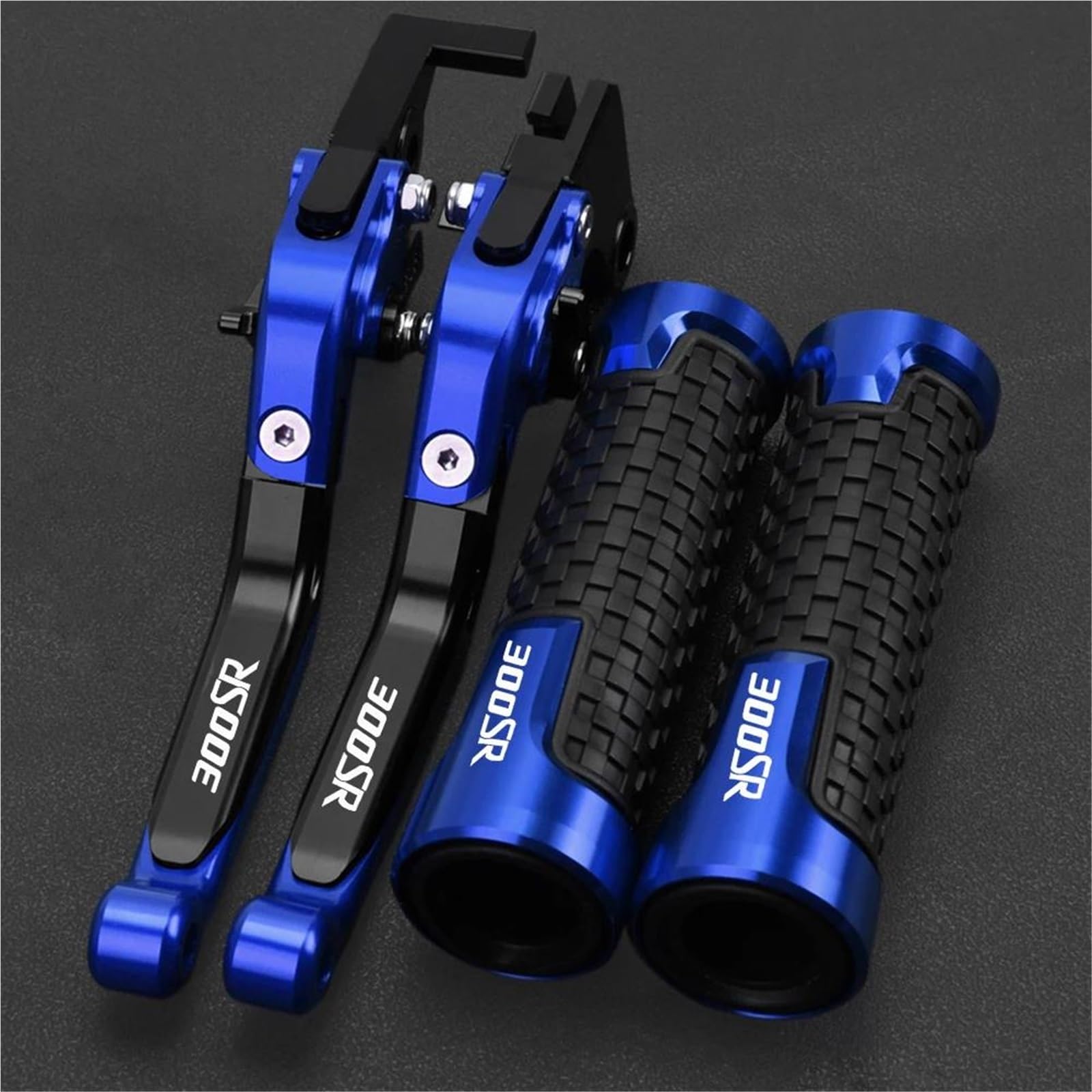 GQUIKGW Replace Motorcycle Extendable Adjustable Clutch Brake Levers Controller Lever Handle for CFMOTO 300SR 300 SR 2021-2024(Blue)