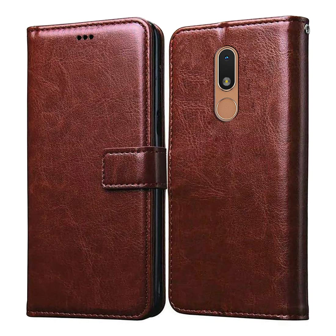 Amazon Brand- Solimo Flip for Nokia C3 (Leather_Brown) (B09WXFLZ65) Amazon Price History, Amazon Price Tracker