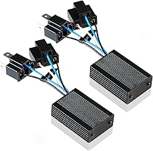Zethors H4 Canbus Senza Errori Decodificatore Auto Lampadine Decodificatore Resistore per H4 LED Anti-sfarfallio Harness Adapter Avviso Annullatore Condensatori Kit di Conversione