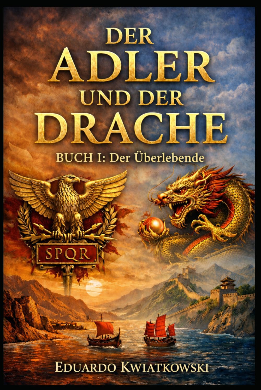 Der Adler und der Drache: Buch I - Der Überlebende: Ein historischer Roman über das Rom, das hätte sein können. (Alternative Geschichte)