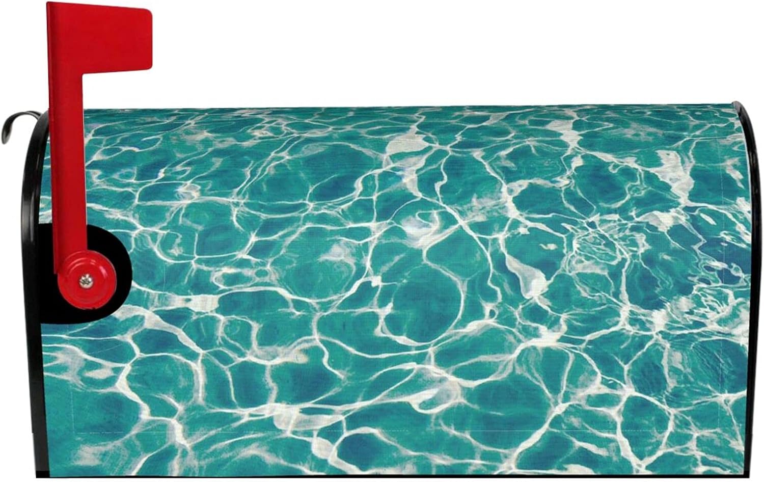 YXHandsome Mailbox Cover Blue Water Mailbox Wraps