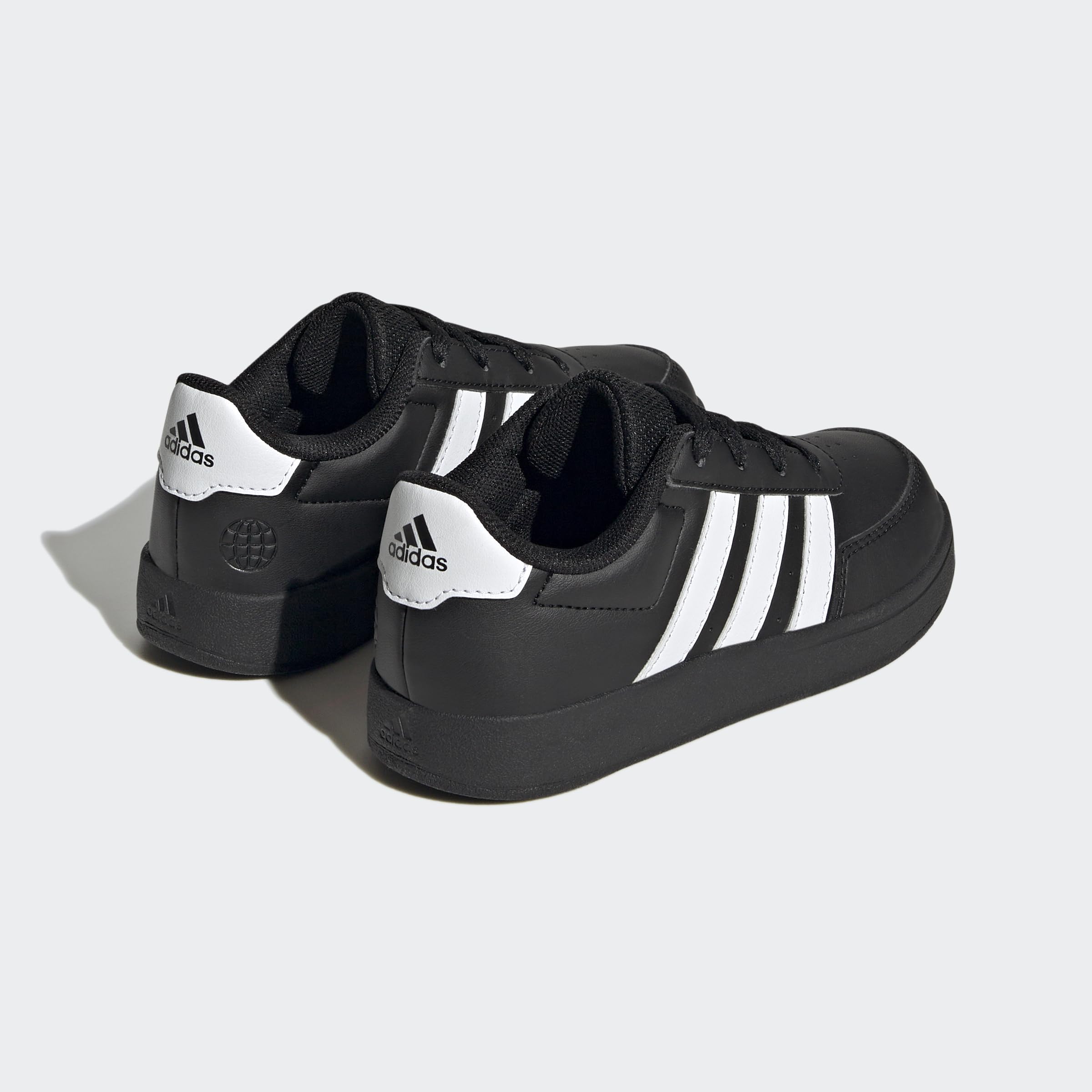 adidas Breaknet Lifestyle Court Lace Shoes, Zapatillas Unisex niños, Core Black Cloud White Cloud White, 36 2/3 EU