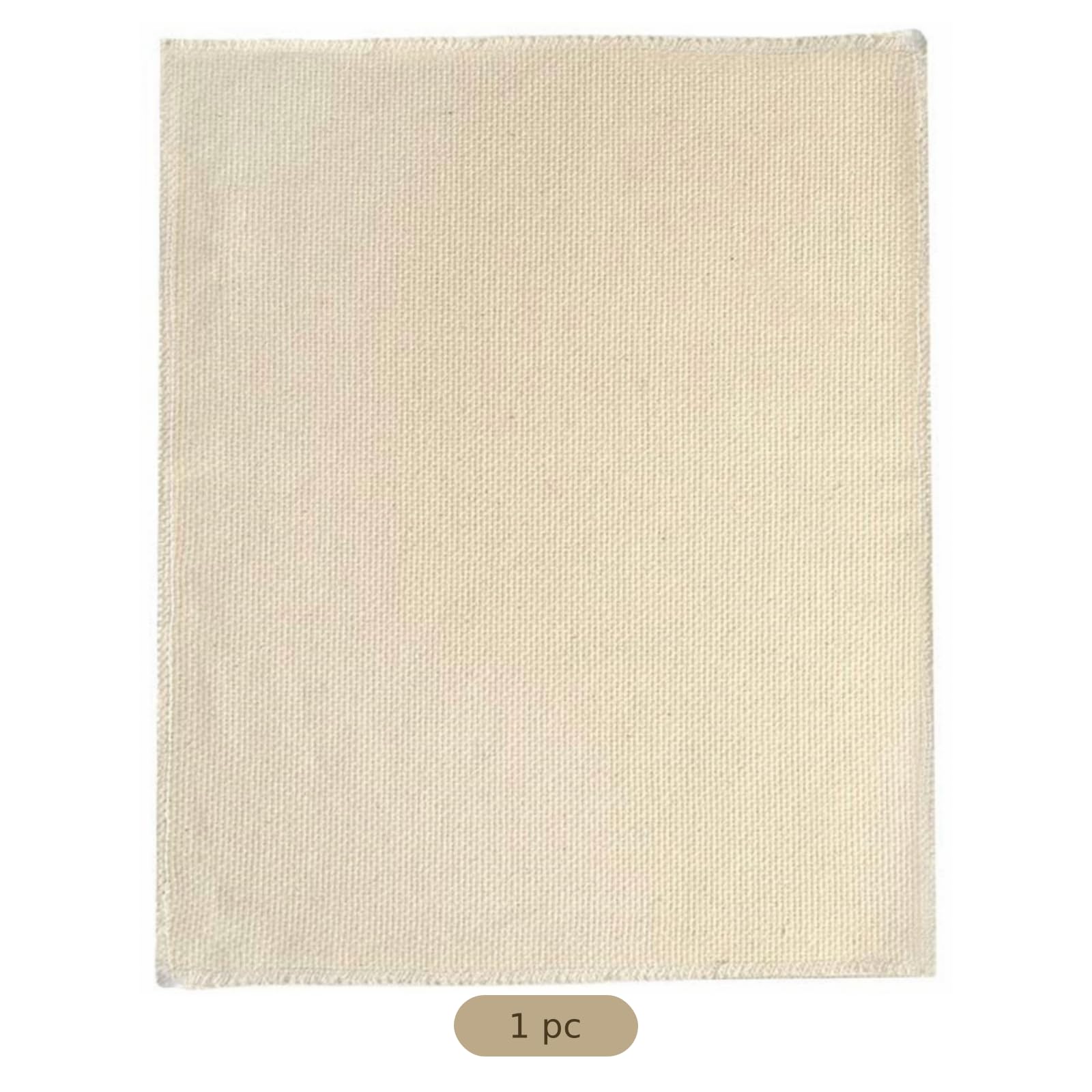 Monks Cloth Stoff aus ungebleichter Baumwolle, 59,1 x 39,4 in Punch Needle Tufting Cloth, DIY Stickgrundlage mit fixierten Kanten, breite Basis für Rug Hooking, Stickerei und Handarbeiten