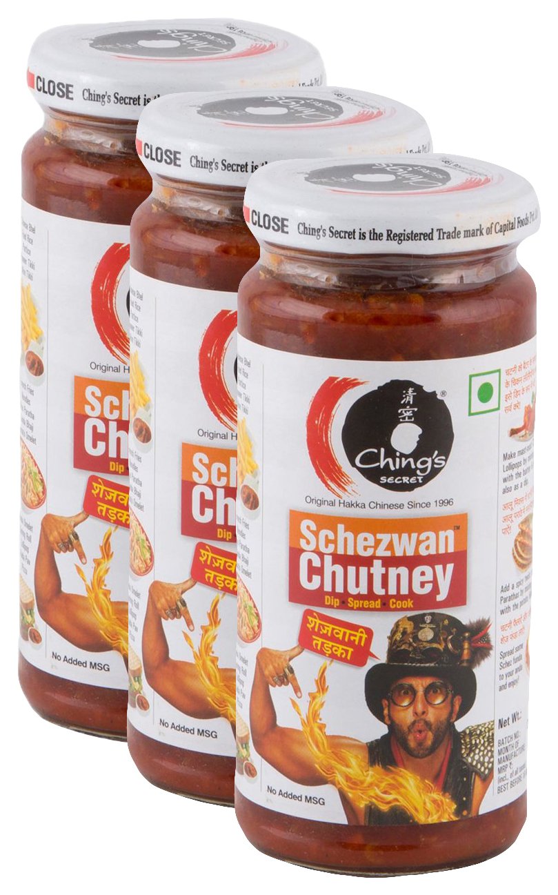 Ching's Secret More Combo - Schezwan Chutney, 250g (Pack of 3) Promo Pack