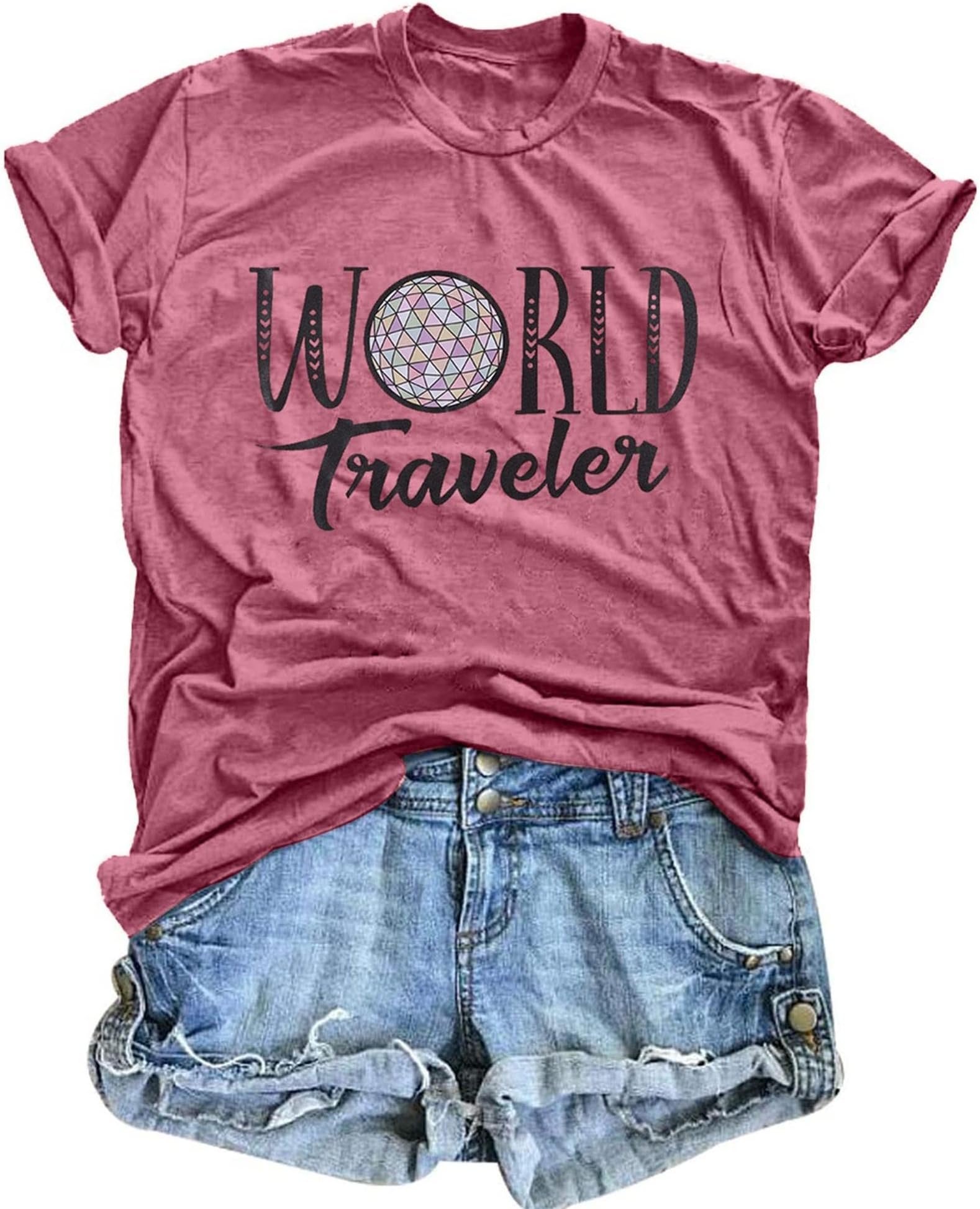 VILOVEBelieve Shirt Women Cute Fairy Graphic Tshirt Girl Trip Tee Funny Vacation Shirt Causal Short Sleeve Top
