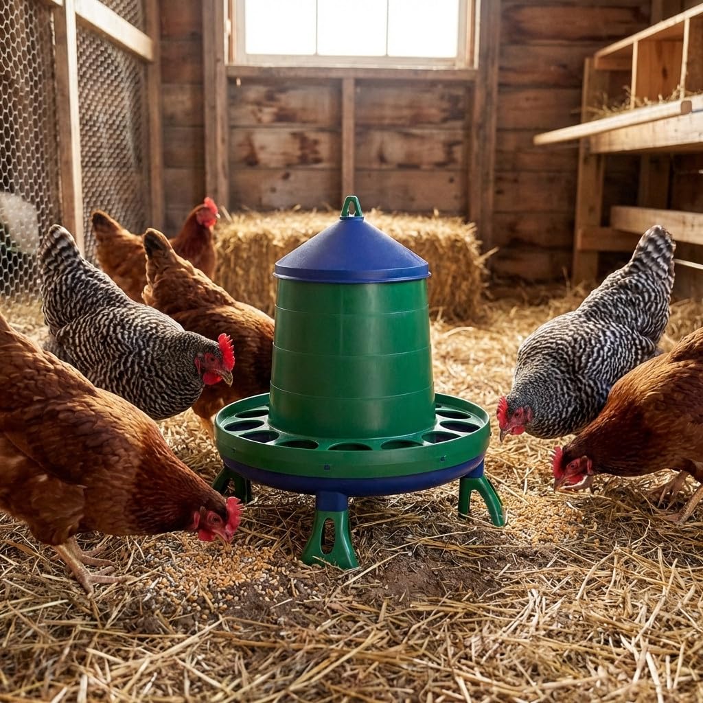 Mangiatoia galline 12 kg, misure 46x50 cm