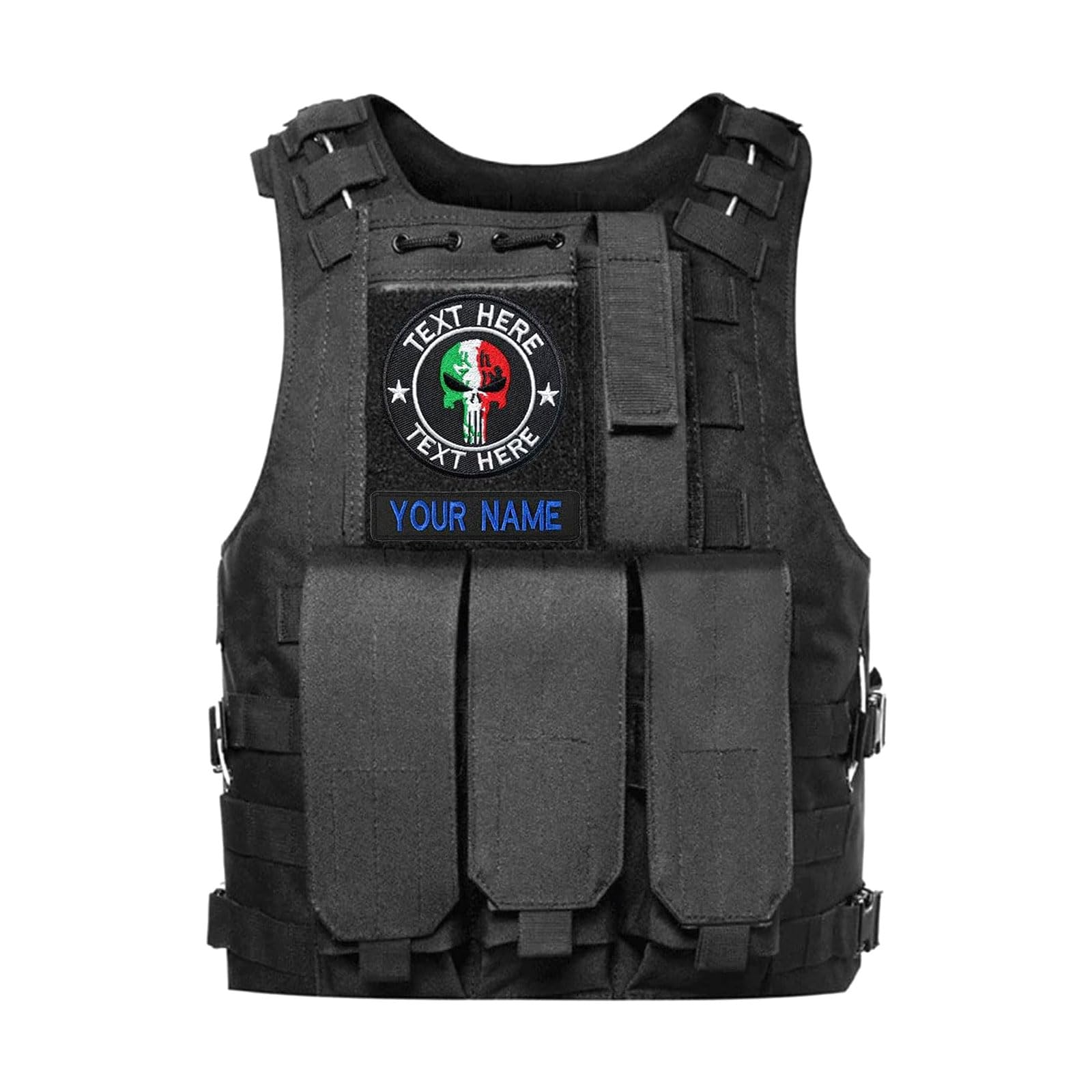 Zaino giacca tattica ricamato ferro su ferro con toppa