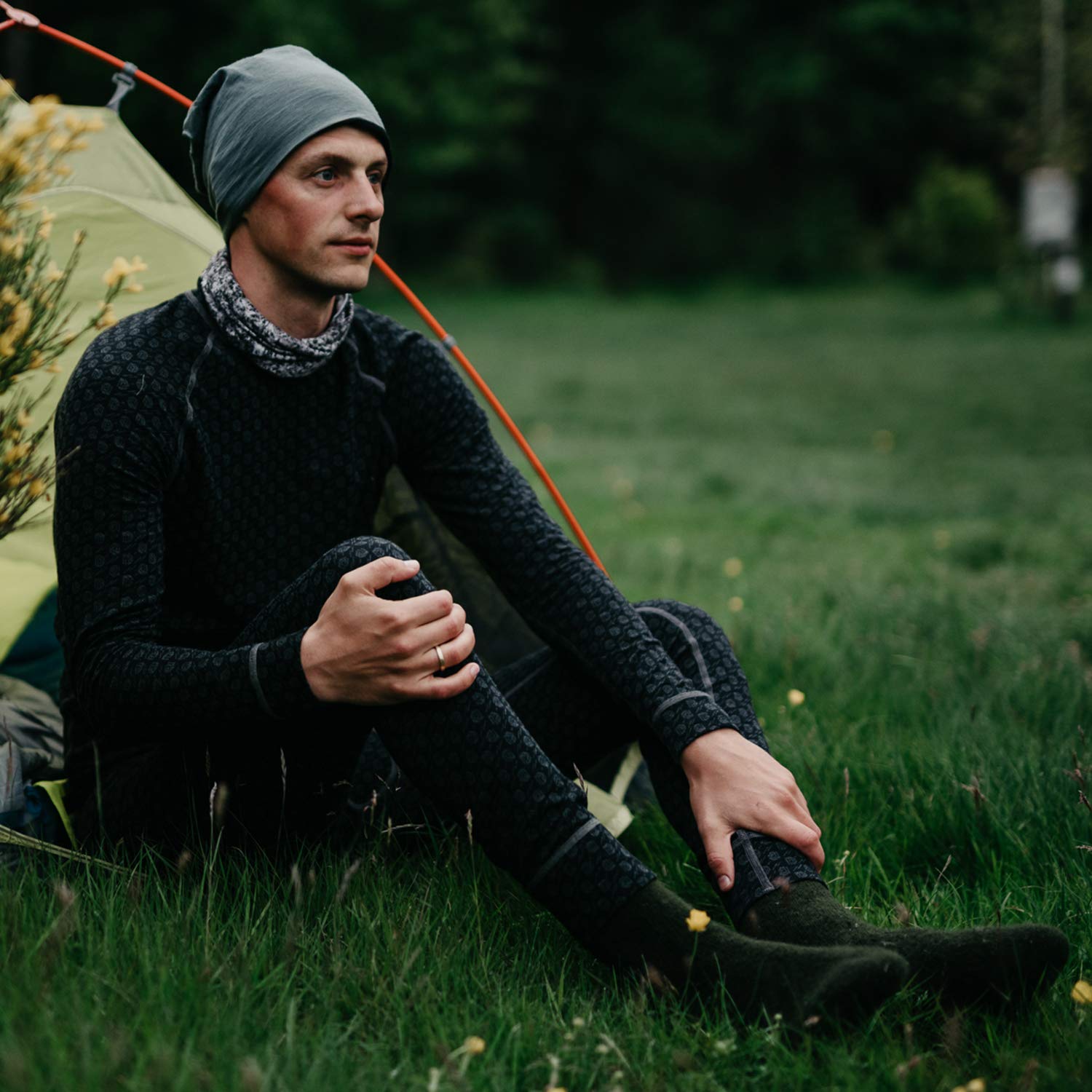 Thermowave Xtreme bielizna męska z merynosów, długie kalesony męskie, bielizna termiczna, 220 g/m², miękka, lekka, do jazdy na nartach, snowboardzie, wyposażenie zimowe, szeroki pas, rozmiary S-3XL