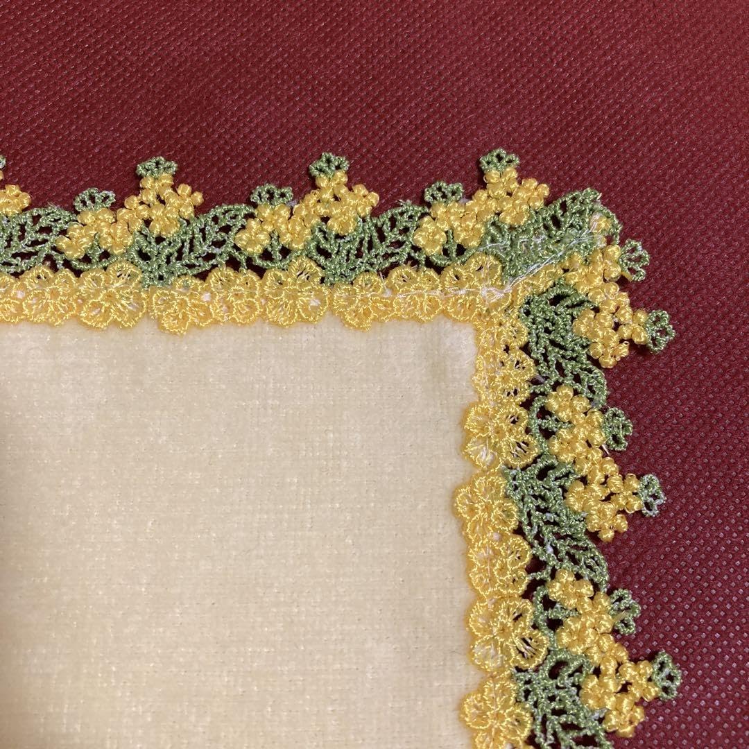 Amazon.co.jp: 近沢レース タオルハンカチ 菜の花 : ファッション