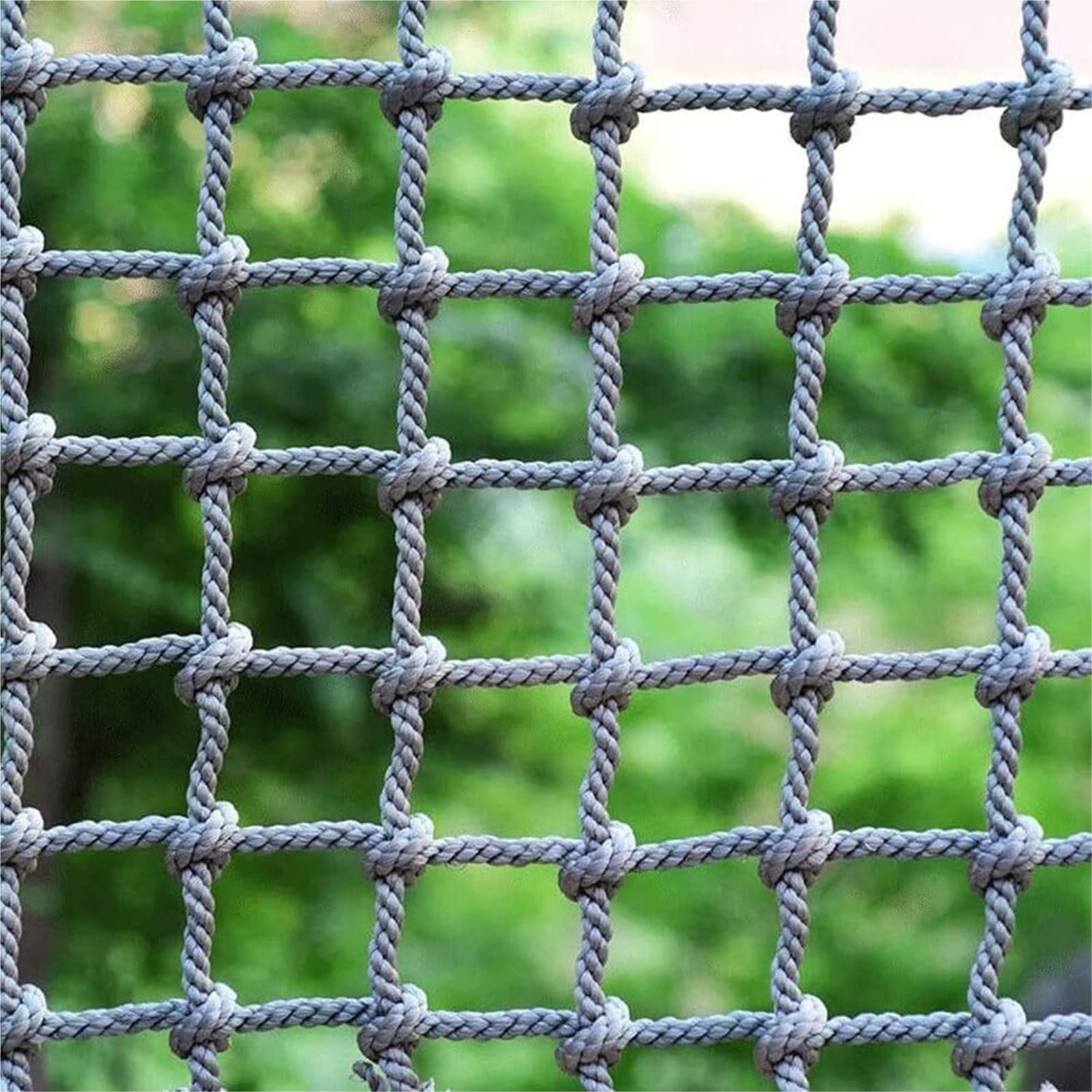 Outdoor Climbing Nets for Kids/Adults, Backyard Playground Safety Net, Rope Ladder Climbing Cargo Netting 1 * 1m(4 * 6m)