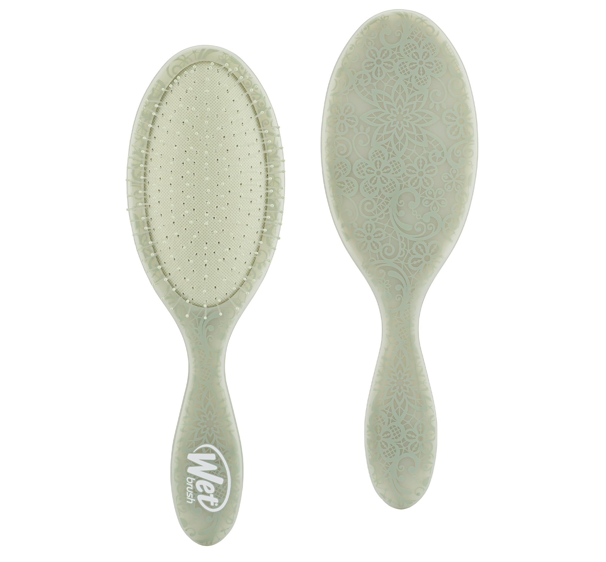Wet Brush Original Detangling Brush, Sage (Reclaimed Romance) - Detangler with Soft & Flexible Bristles - Detangling Brush for Curly Hair - Tangle-Free for Straight, Thick, & Wavy Hair
