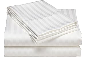 The Softest Restful Sleep: 1200 TC 4-Piece White Egyptian Cotton Sheet Set