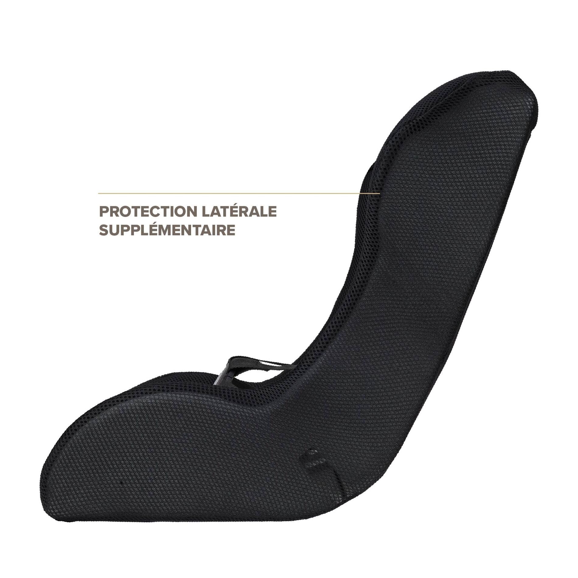 POLISPORT 8015000023 Mini Pelican Réducteur Bébé Tout Temps sans Harnais De Sécurité, Compatible avec Remorques, Poussettes Et Vélos Cargo – Respirant, Sûr Et Adapté Aux Enfants De 7–18 Mois, Noir