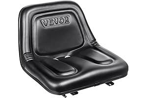 VEVOR Universal Riding Mower Seat with Micro Switch and Drainage Holes