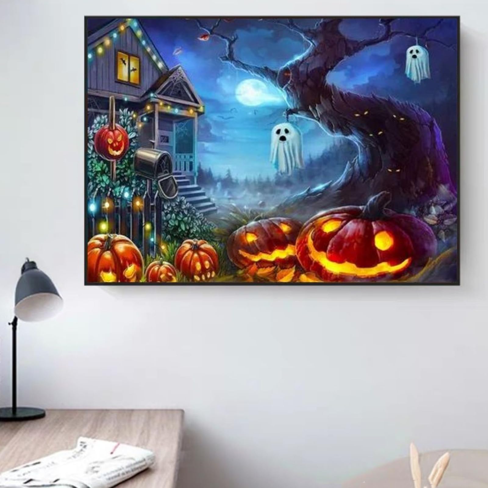 Amazon.co.jp: ハロウィンアートペインティングキット、5Dペイン