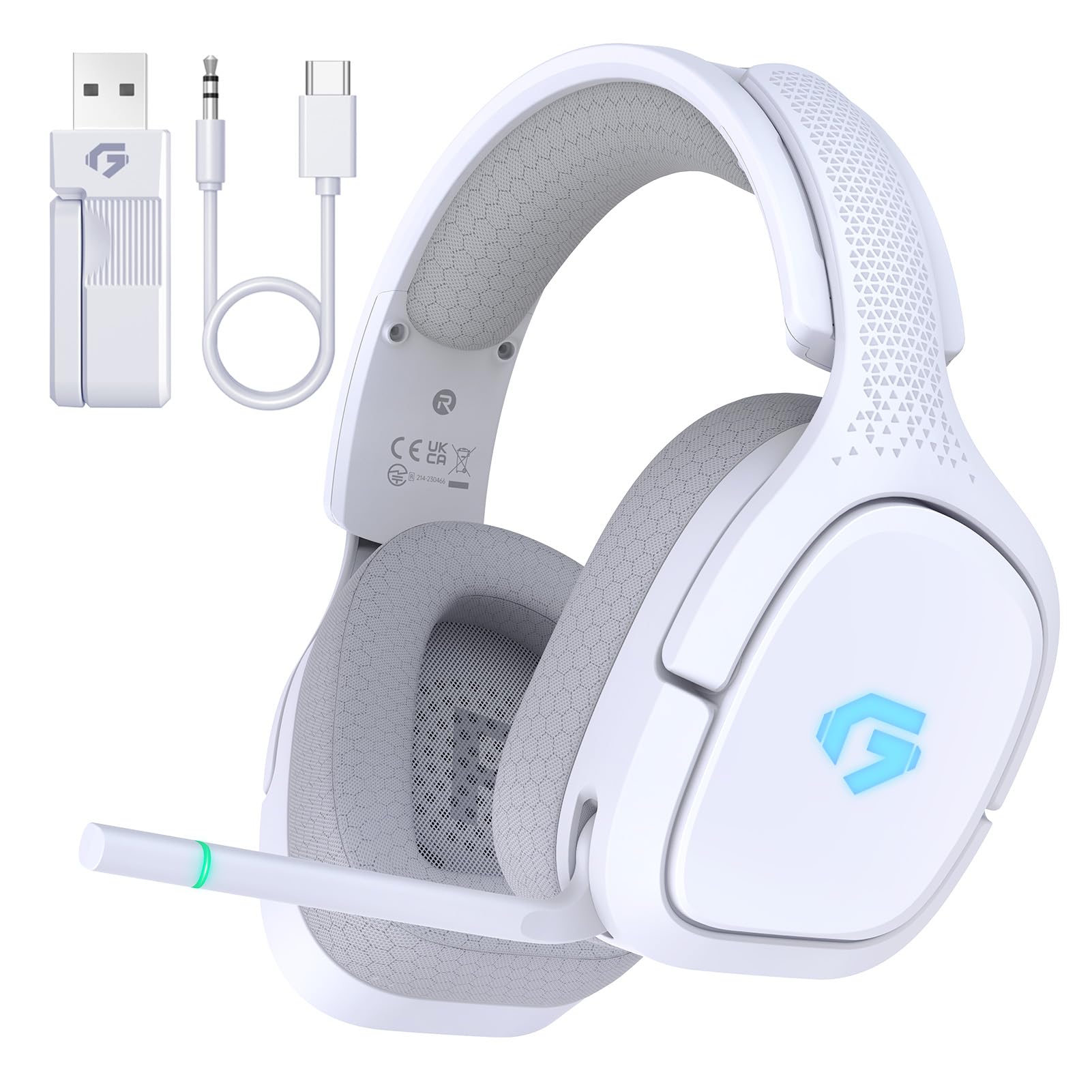 Amazon.co.jp: ゲーミングヘッドセット 【2.4G USB/Type-c