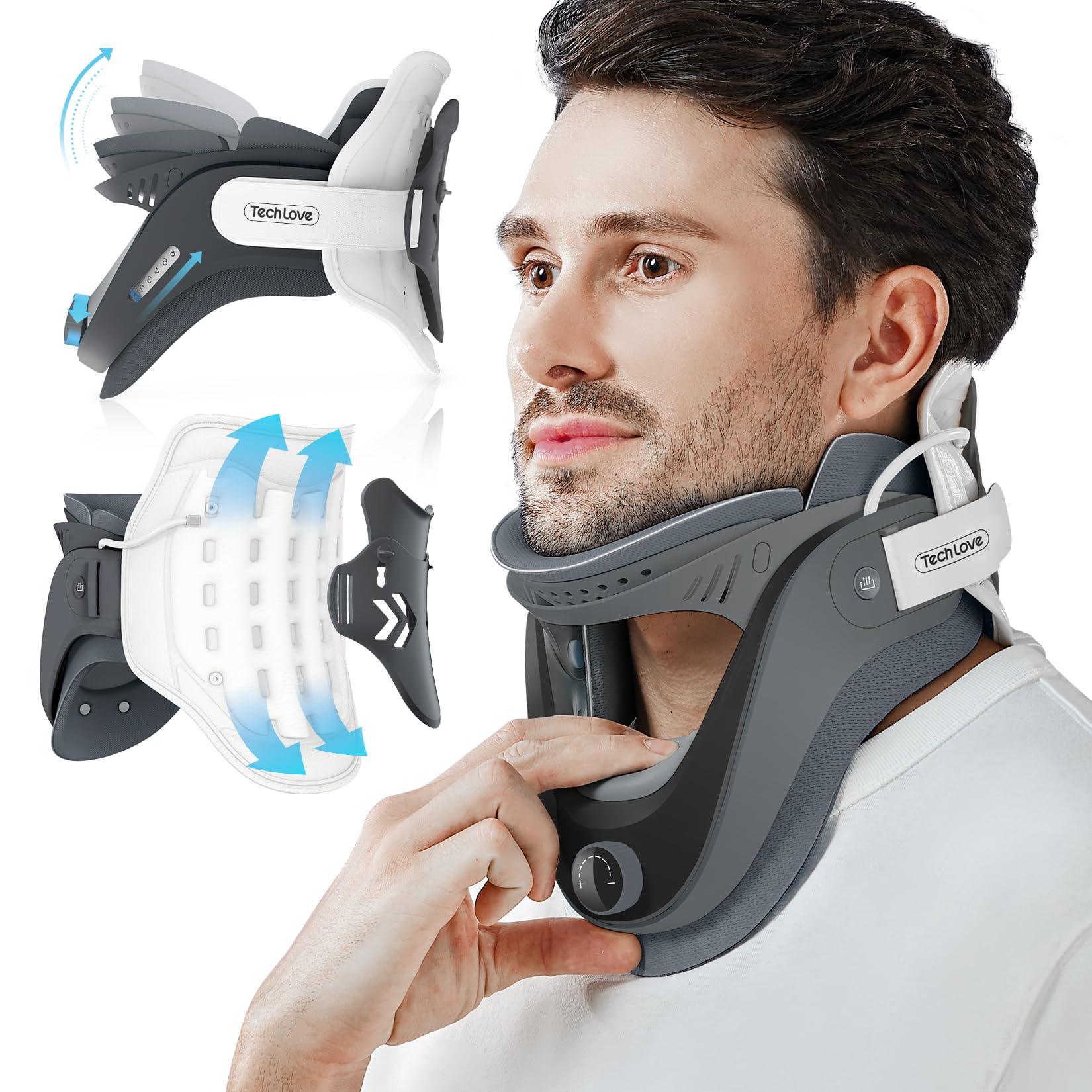 首 コルセット 頚椎 サポーター カラー ネックサポーター ネックストレッチャー 楽天市場】調整機能付 のびのび ネックサポーター 首サポーター 通気性