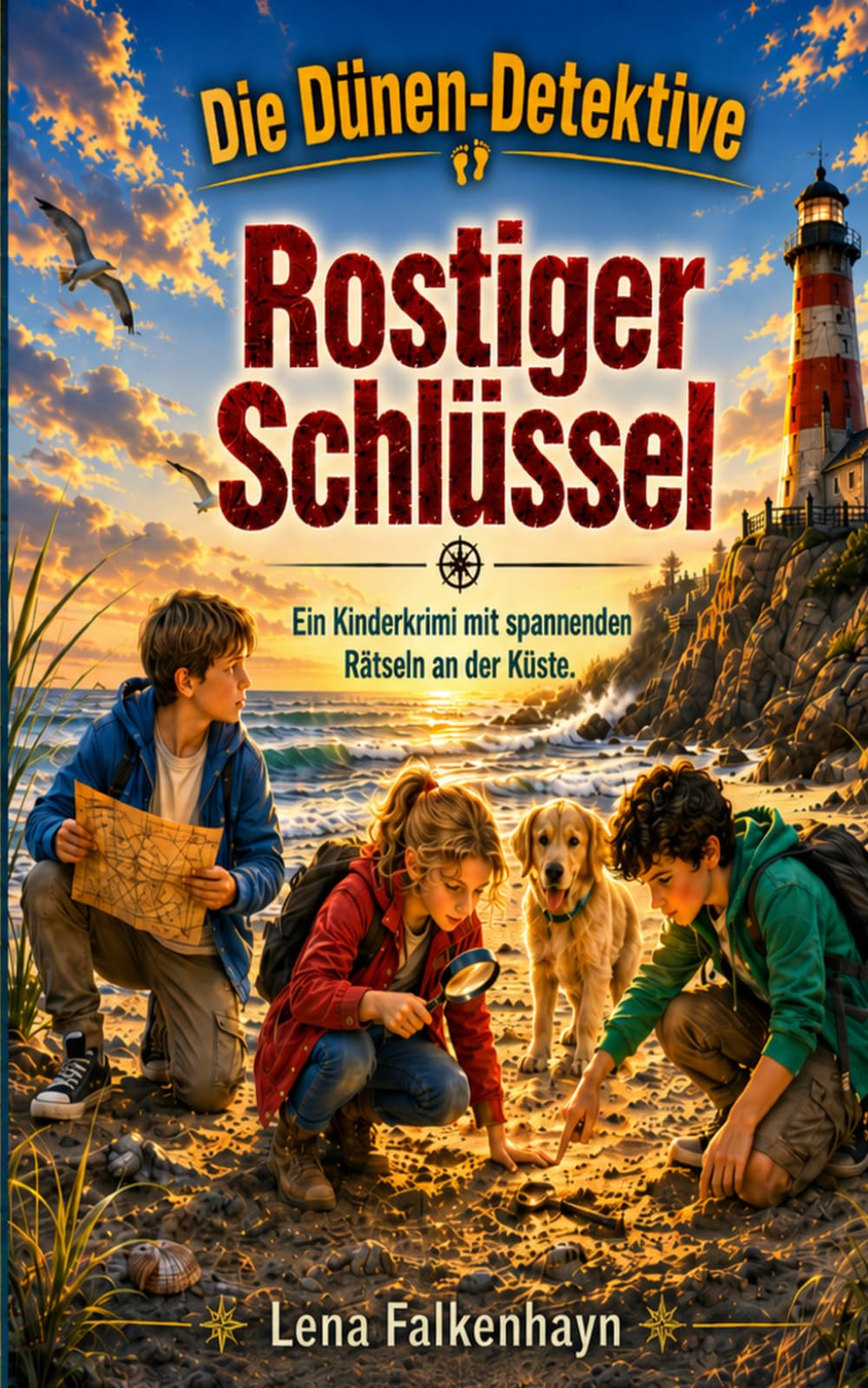 Die Dünen-Detektive: Rostiger Schlüssel: Ein Kinderkrimi mit spannenden Rätseln an der Küste