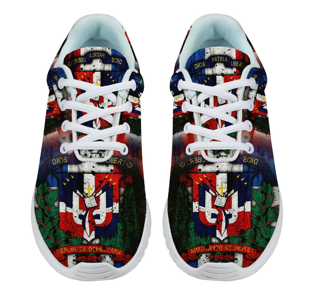 Dominican Republic Flag Shoes for Women Men Trail Running Casual Fashion Sneakers Slip-on Tennis Shoes