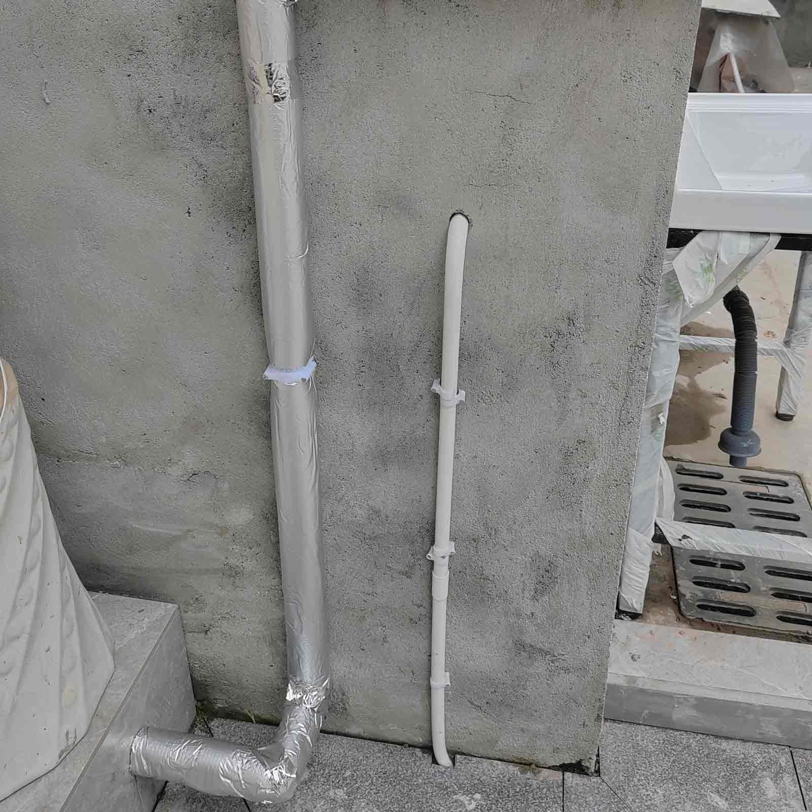 6 Pezzi Isolante per Tubi Acqua, Tubo In Schiuma Isolante per Tubi, Isolante per Tubi In Schiuma Lunghezza 40 cm, Isolante per Tubi Acqua Fredda e Calda(43.0 mm=1-5/7")