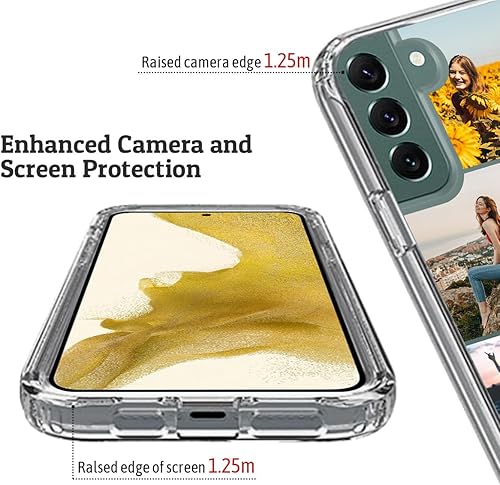 Vista 101 de Funda transparente 3 en 1 diseñada para teléfono Galaxy S21, Plus/Ultra/FE 5G Samsung, capas protectoras híbridas [protector de pantalla] Borrar 05