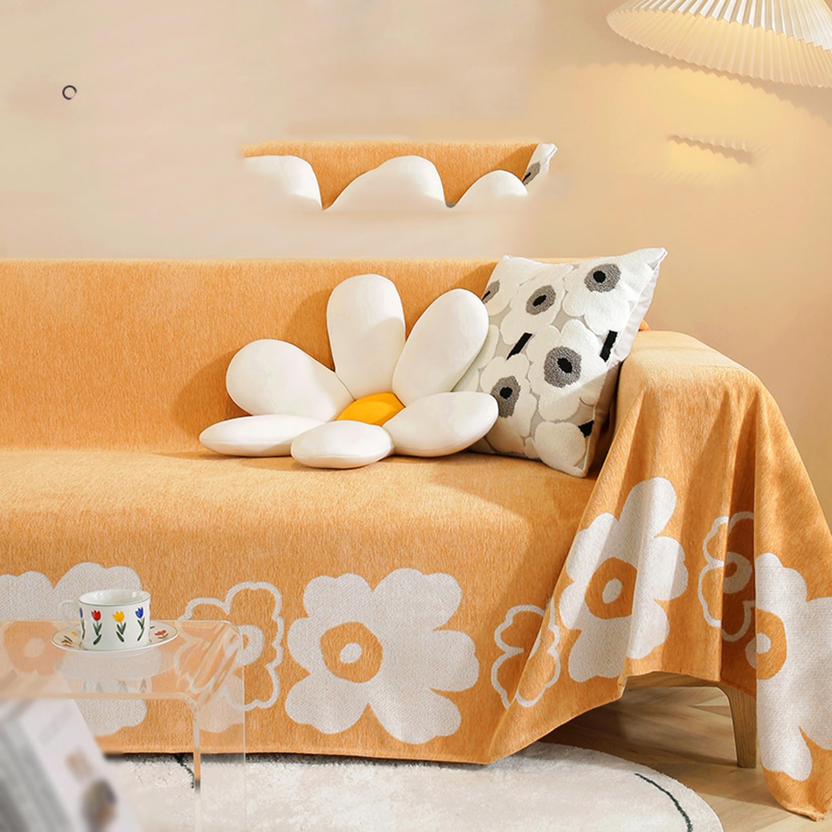 Amazon｜マルチカバー ソファカバー かわいい 180*230 ブランケット