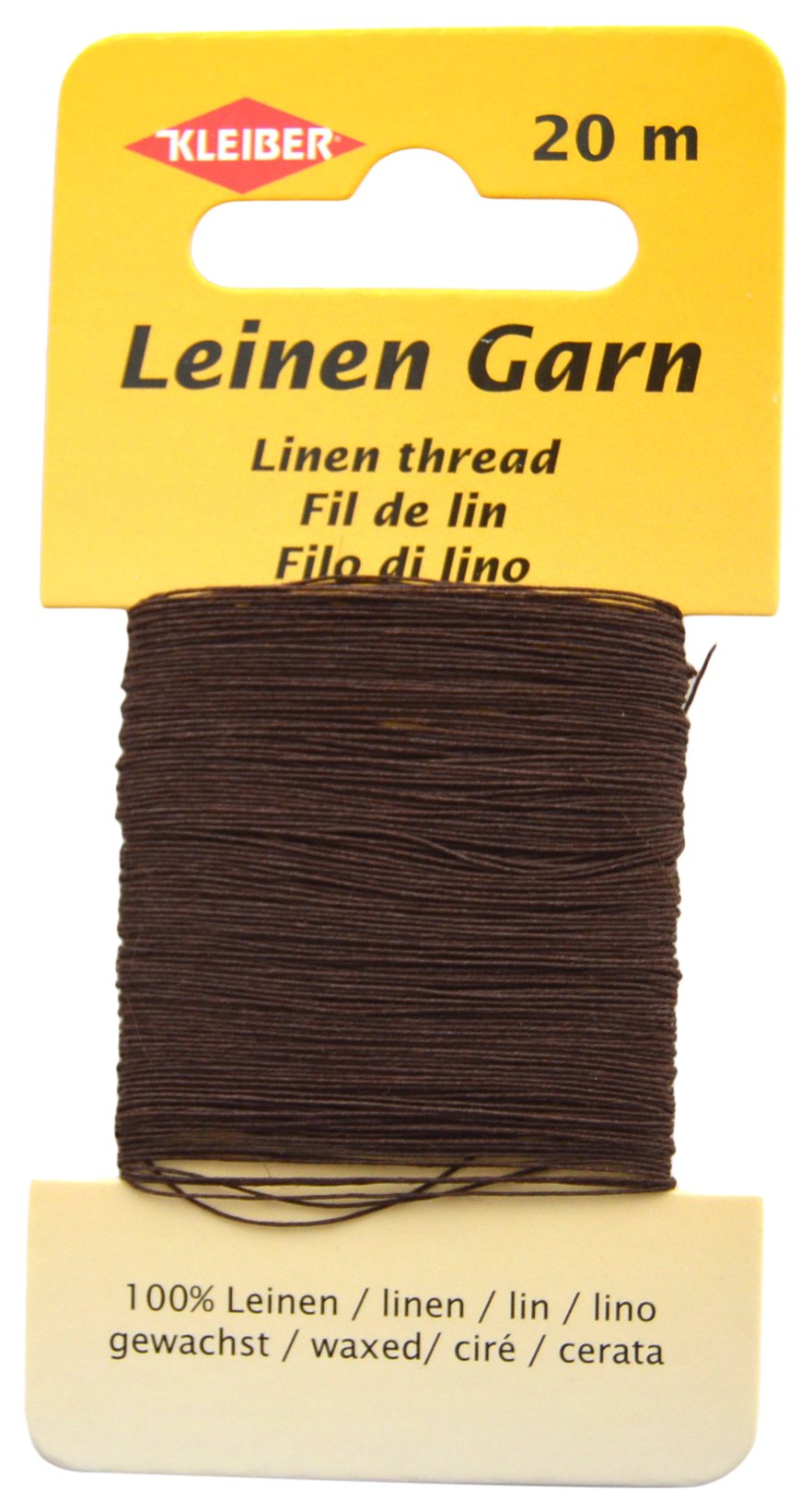 Kleiber 11.8 x 6.2 x 0.4 cm Linen Thread, Brown