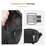 Sac à bandoulière K&F CONCEPT pour appareil photo, sac à dos étanche pour appareil photo reflex numérique / SLR / sans miroir