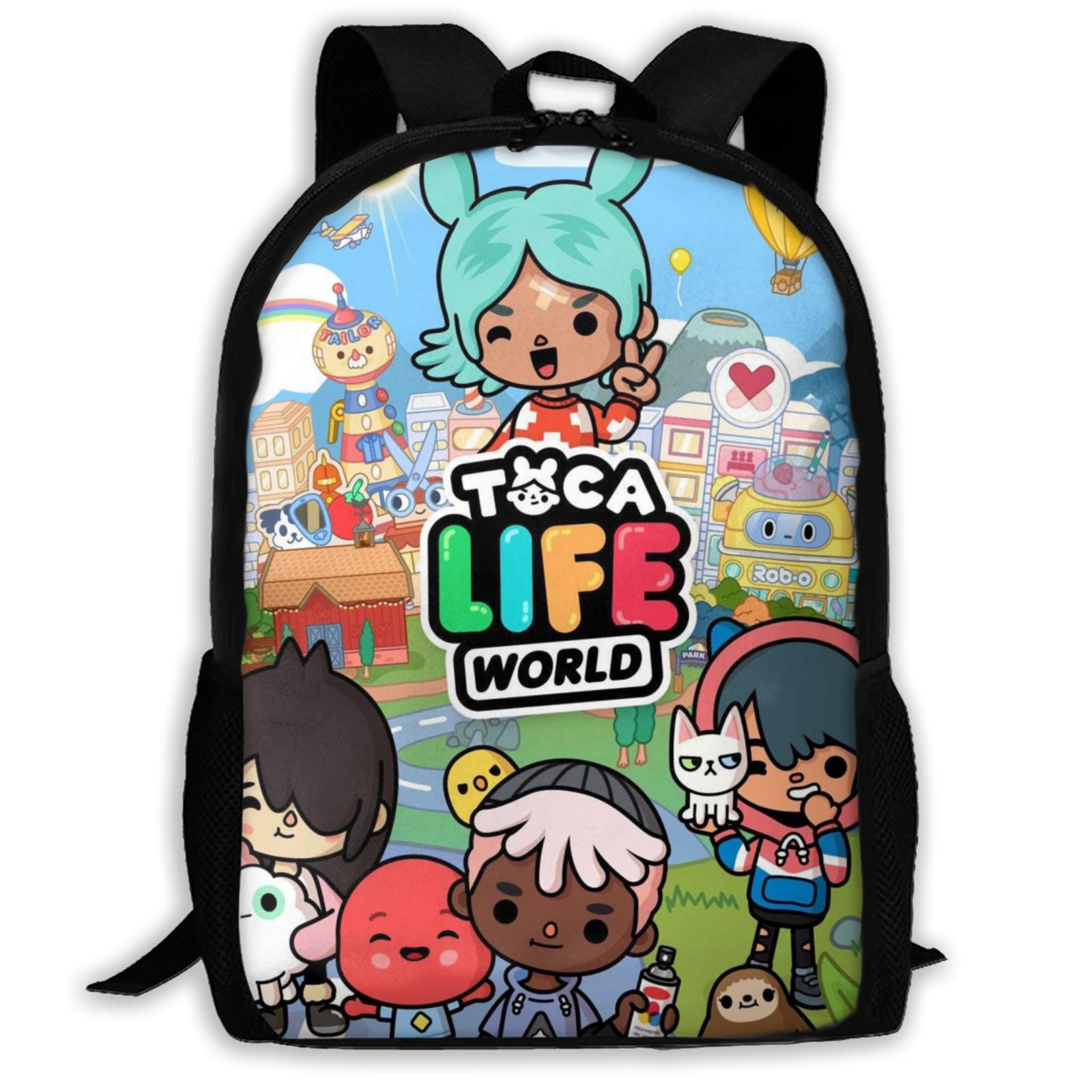 Buy TocaBocaWorld Backpack 3D Printing School Bag Leisure Travel