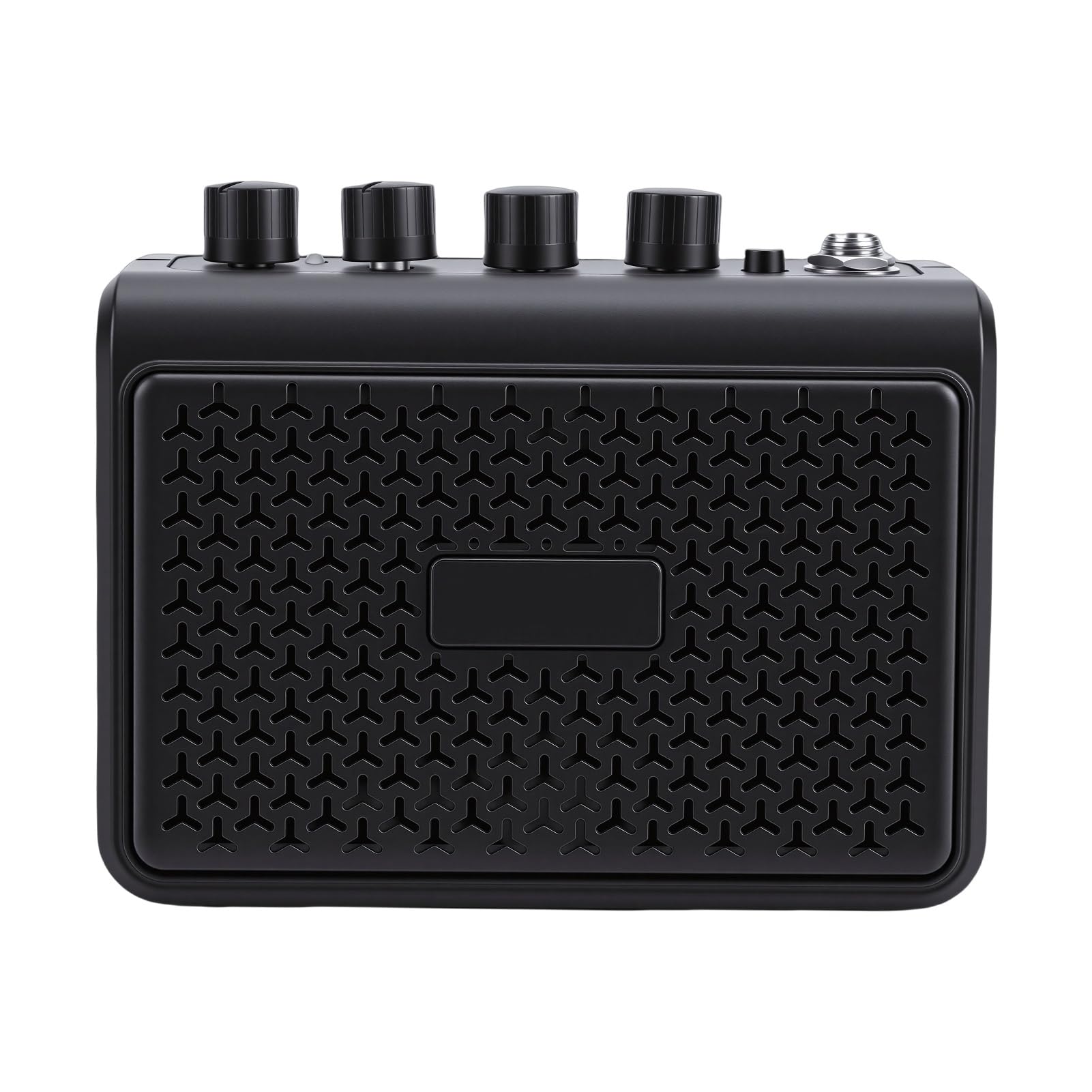 10W Amplificatore per chitarra portatile Altoparlante BT Ingresso AUX 2 canali di distorsione puliti Jack per cuffie silenzioso ricaricabile Piccolo altoparlante per