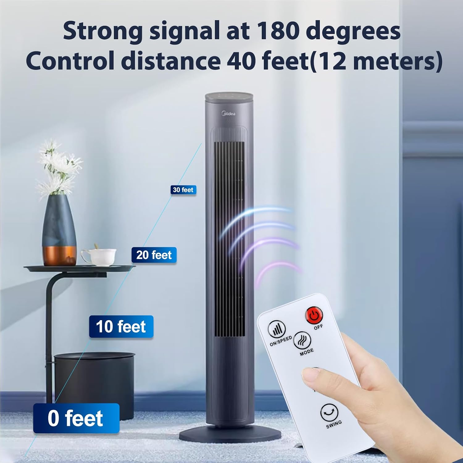 New Replacement Remote Control fit for Uthfy JTF-03C 30" Oscillating Bladeless Tower Fan 03/001 image 3