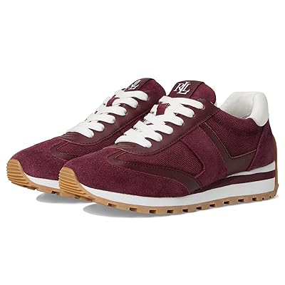 Lauren Ralph Lauren Dani Perforated Suede Sneakers Women