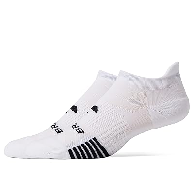 Brooks Ghost Lite No Show 2 Pack No Show Socks Shoes White