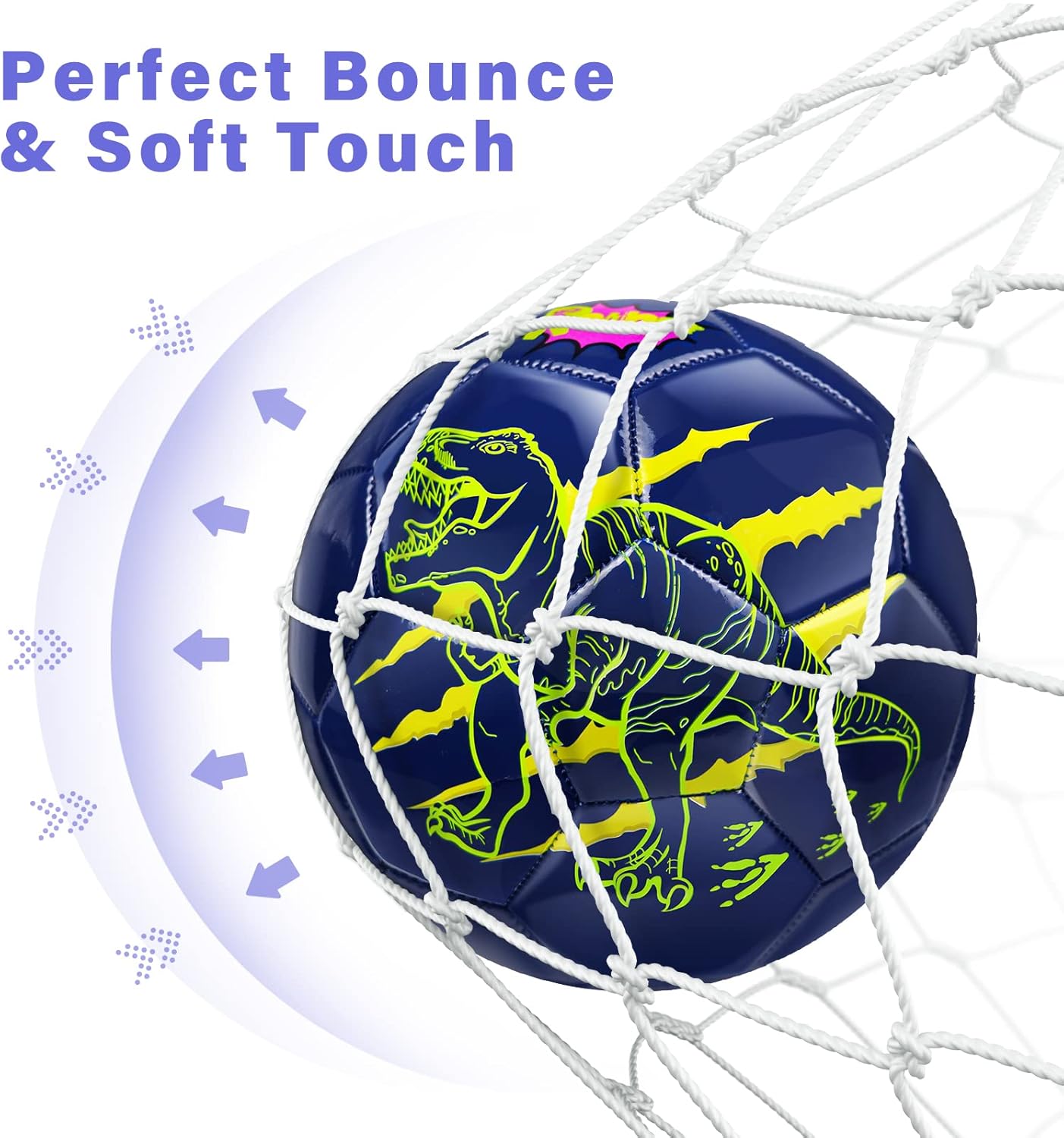 Soccer Balls Size 3, Kids Size 3 Soccer Learning Ball, Soccer Bag, Soccer Ball Backpack, Sports Ball Training Ball for Boys Girls Children Birthday Christmas Soccer Present