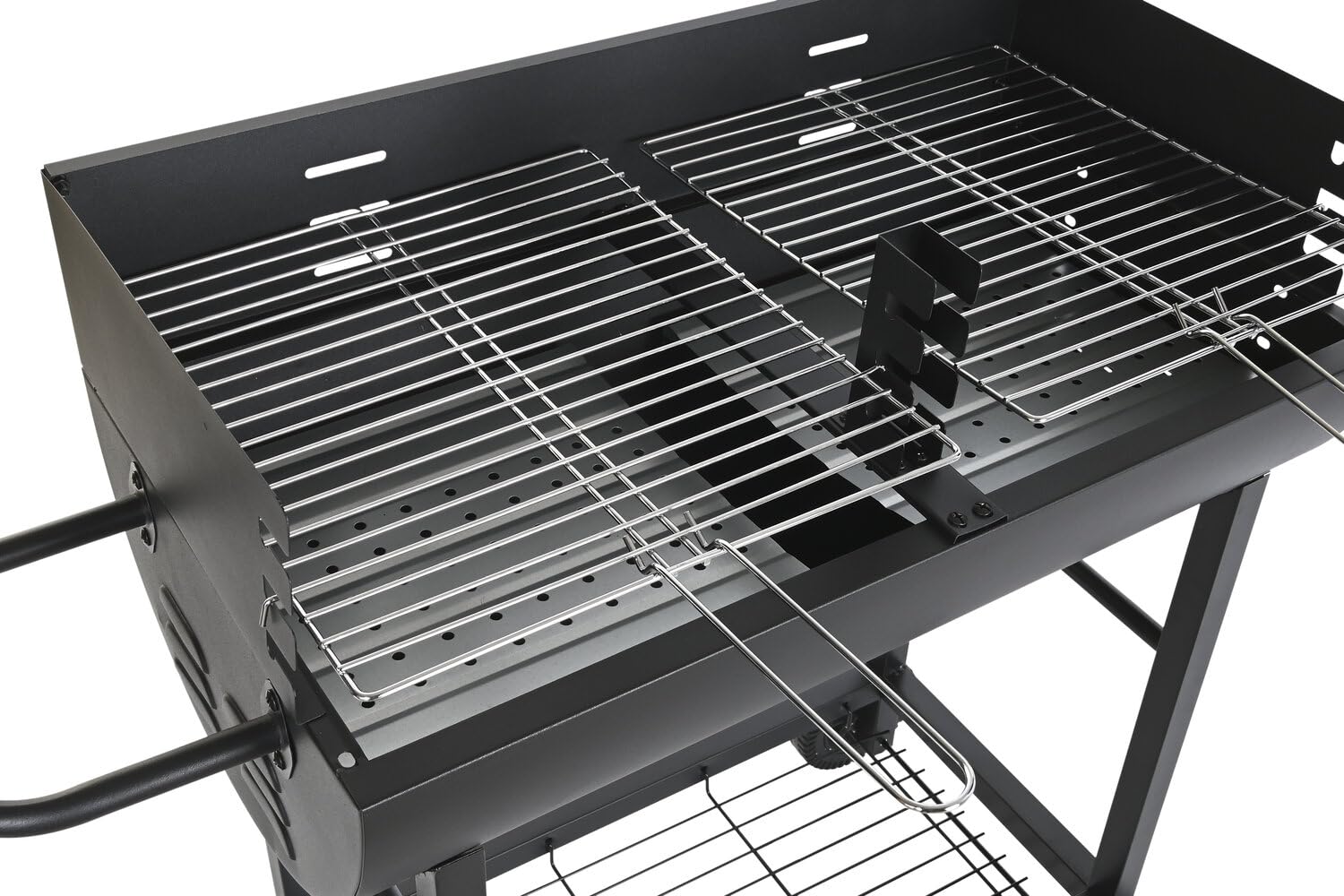 BARBACOA ACERO 91X45X89 NEGRO