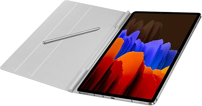 Samsung Galaxy Tab S7 Book Cover Mystic Silver