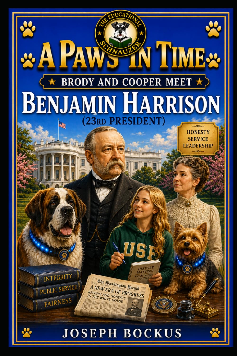 A Paws In Time: Brody and Cooper Meet Benjamin Harrison: 23 (A Paws in Time: Brody and Cooper Meet The Presidents)
