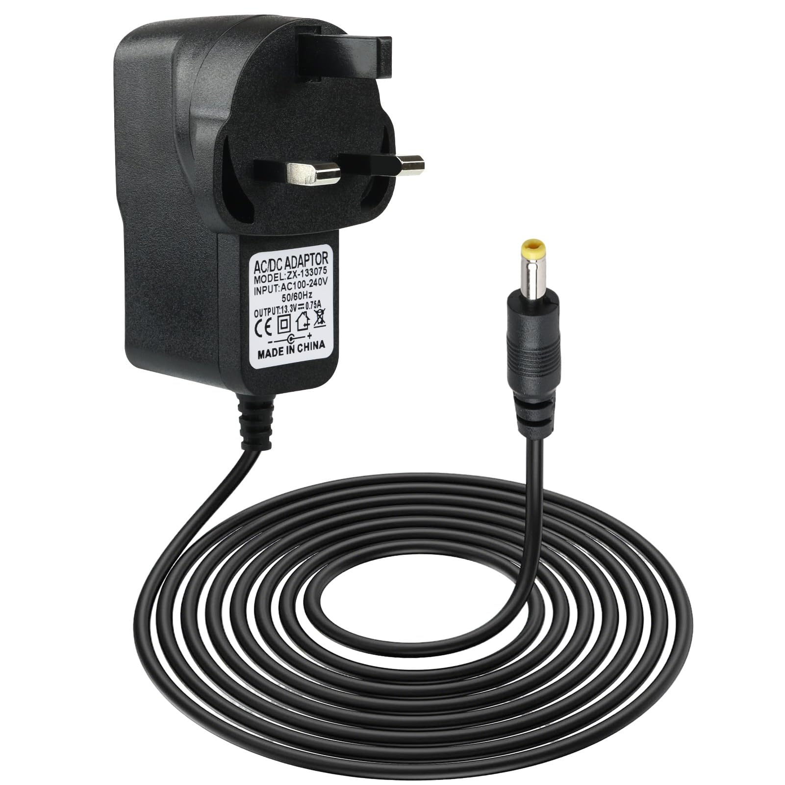 Lumoia 13.3V Charger for Shark CH950UKT CH951 CH950C CH951C CH955, Replacement Handheld Vacuum Cleaner Power Supply Adapter for Shark Cordless Hoover, 1.8M Cable UK Plug
