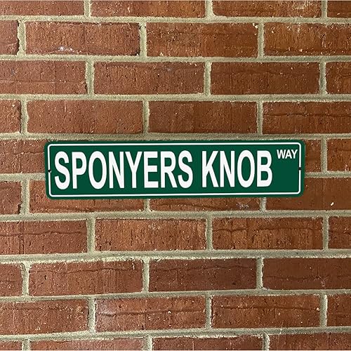 Vista 615 de Ohio Mountains Pick Your Mountain Compatible/repuesto para Ballards Hill United States Mountain Aluminio Metal Tin Street Sign Style decoración