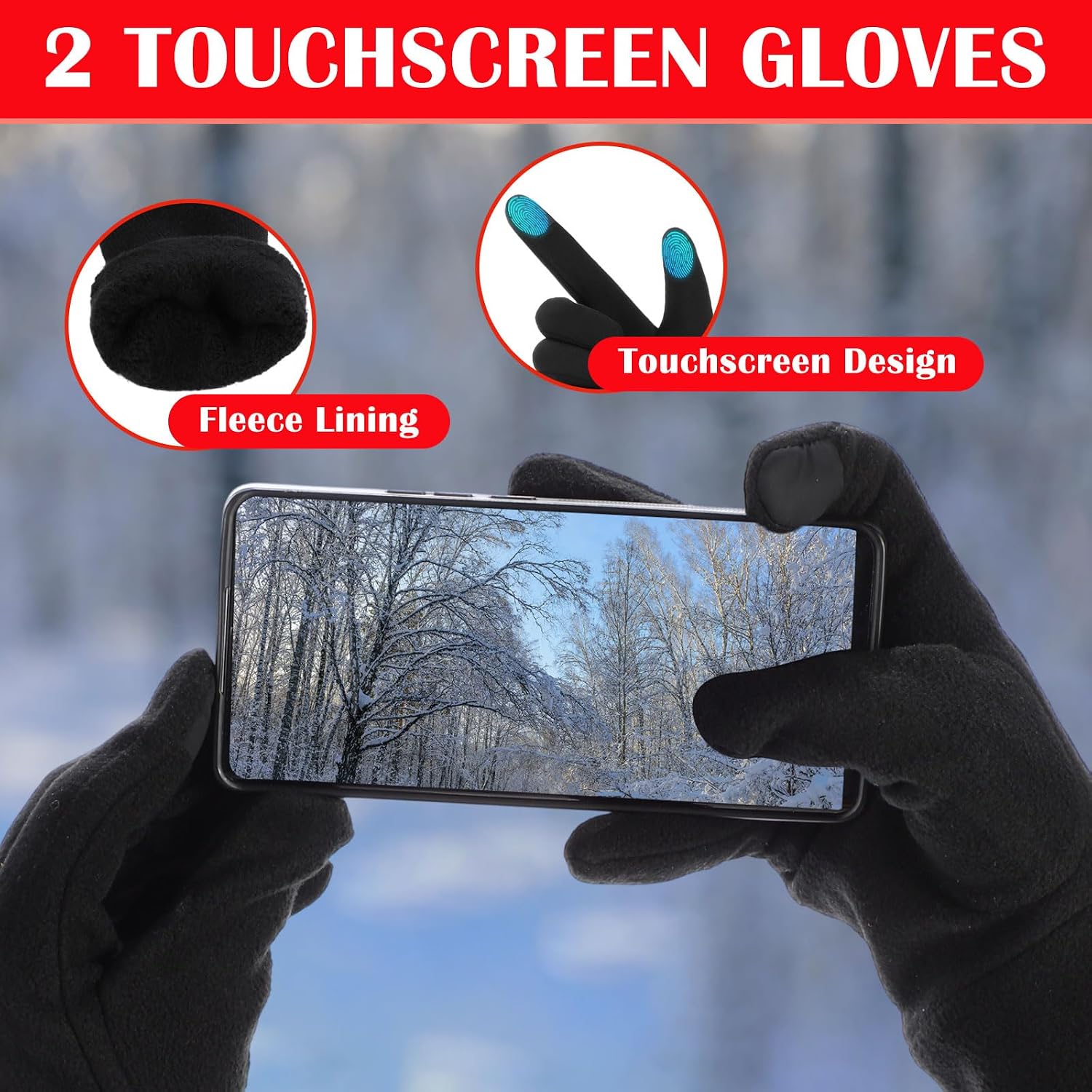 Heated Vest for Men with Hat Gloves Socks, L Fleece Heated Hunting Vest Winter Gift Set for Dad Husband (Power Bank Not Included)