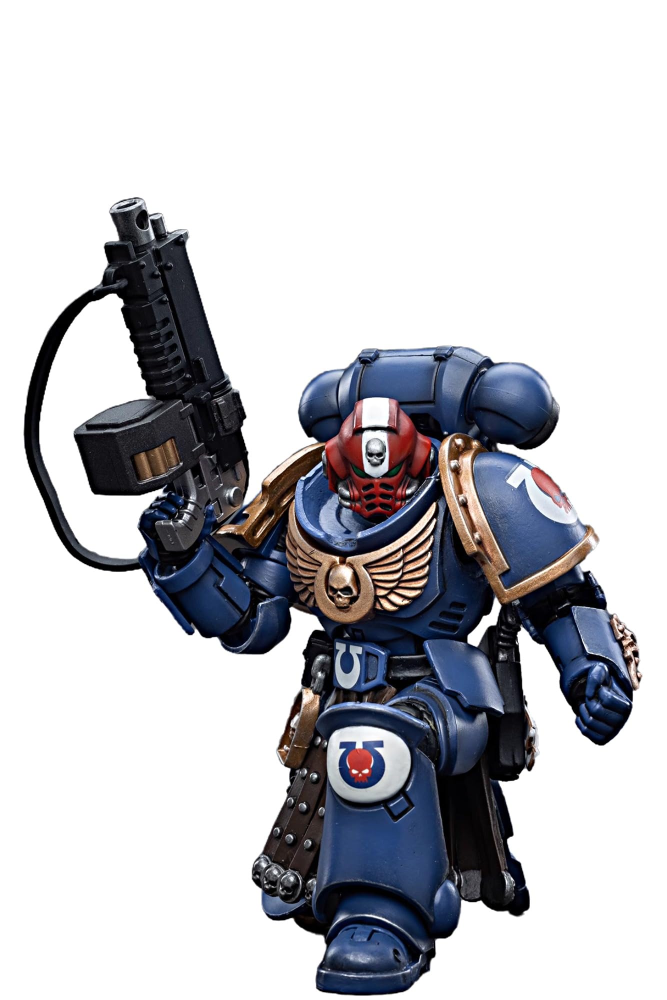 JOYTOY Warhammer 40K 1/18 Action Figure Ultramarines Intercessore Veterano Sergente Fratello Aeontas Modello da Collezione