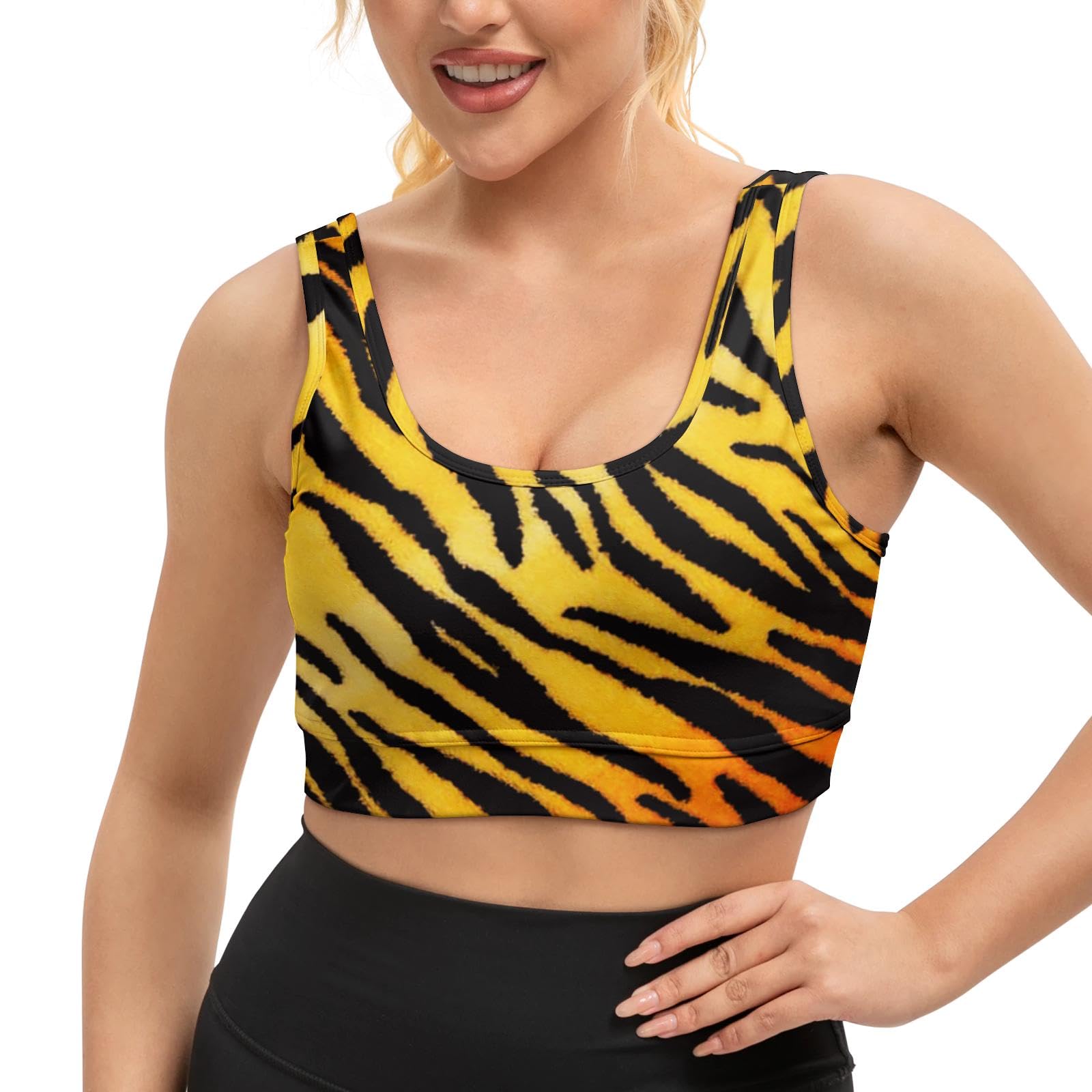 Yoga top Women's Cheerleading Uniform Gym Outfit Running Crop Tops Yoga Shirts Casual Tank Top