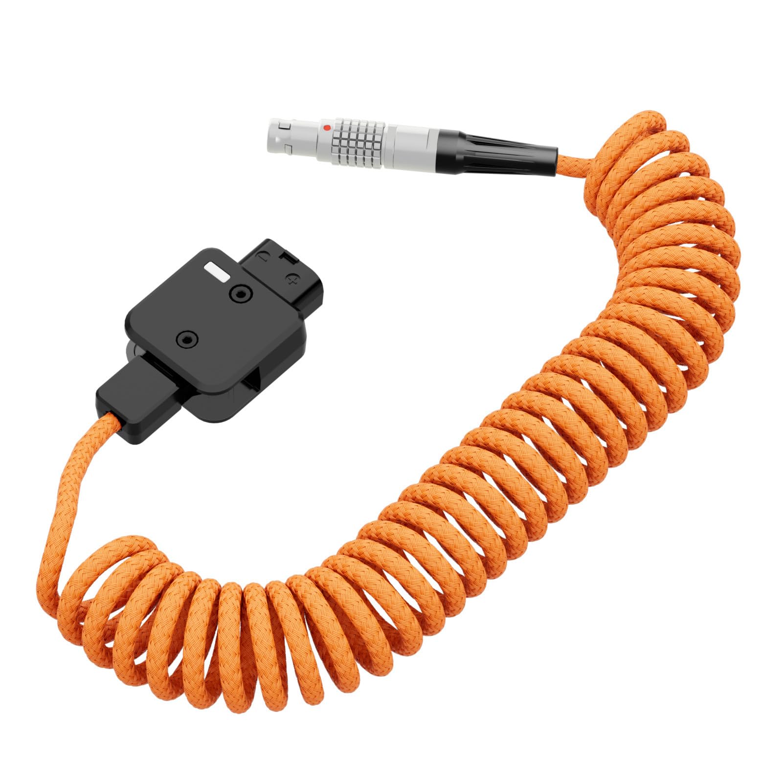 Cryfokt Cable D-Tap a Conexión Duradera de Alta Potencia para Red Transvideo Switronix 14.8V 150W Nylon Trenzado Portátil 1 Unidad