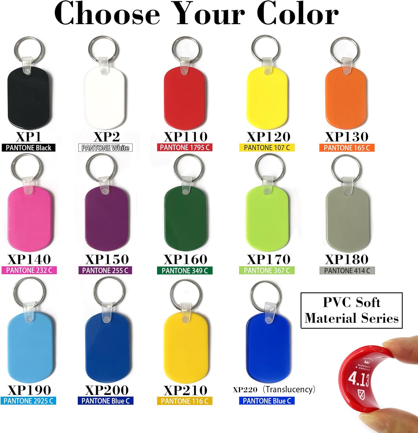 Custom Bulk Keychain Personalized Key Tag Wholesale Rubber Keychain Promotional Items with Your Logo