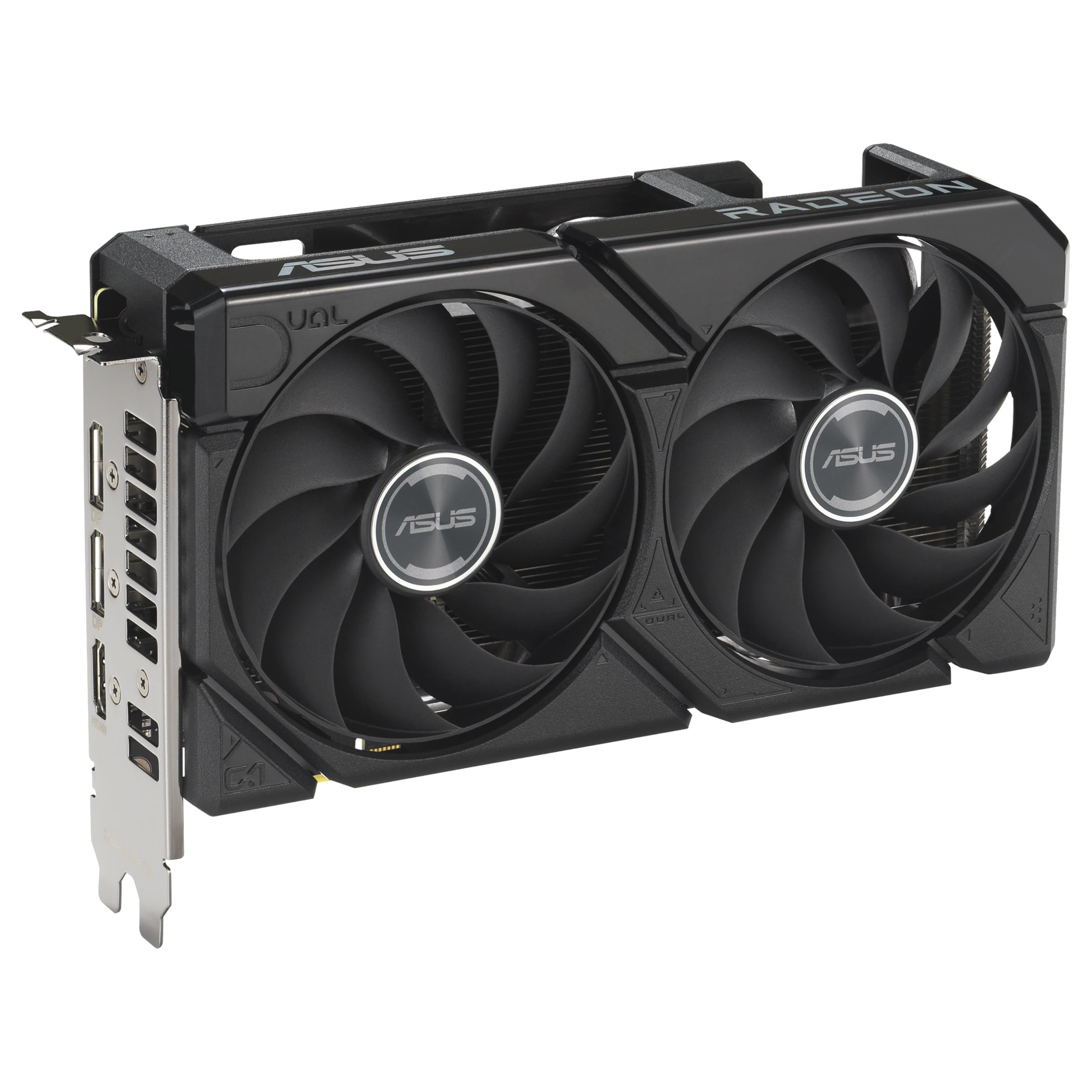 ASUS Dual Radeon RX 9060 XT 8 GB GDDR6 - Tarjeta gráfica (PCIe 5.0, HDMI 2.1b, DisplayPort 2.1a, diseño de 2.5 Ranuras, Ventilador Axial-Tech, tecnología 0dB)