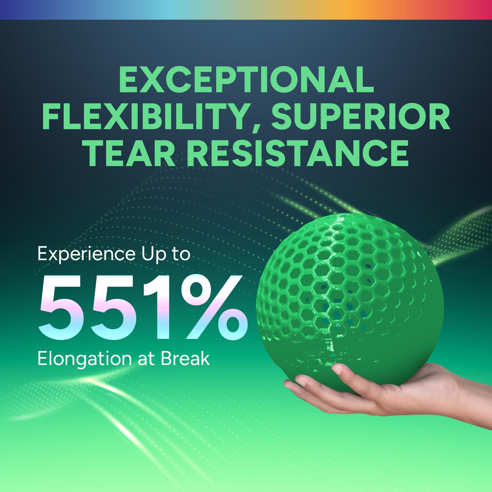 OVERTURE Filamento TPU 1kg Verde, 1.75mm Flessibile TPU Filamento per Stampante 3D, Elevata Liquidità, Precisione Dimensionale +/- 0.02 mm, per Stampante 3D (Verde)