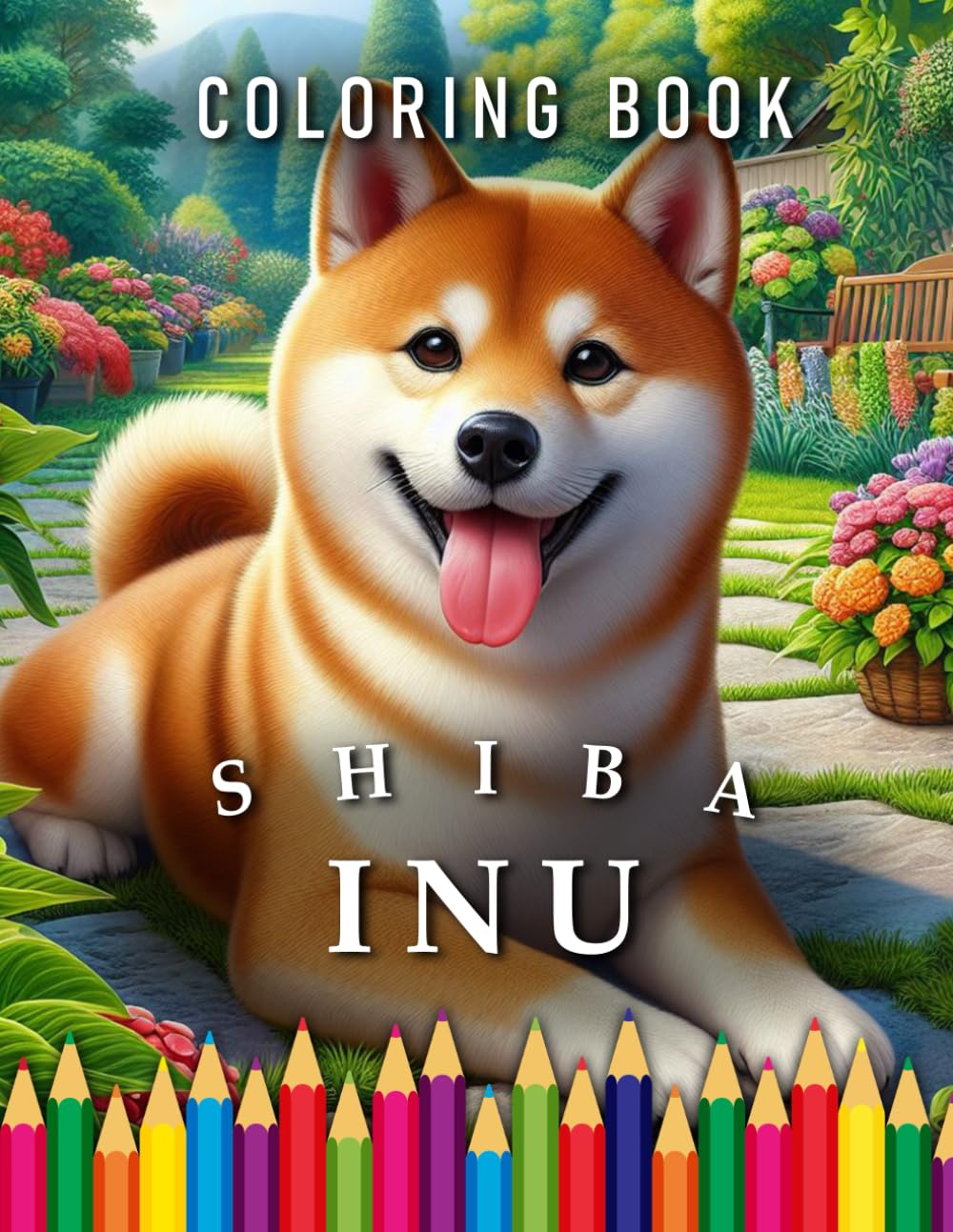 Shiba Inu | Coloring Book: For Adults & Children: The perfect Gift for Dog Lovers (Dogs | Coloring Books)