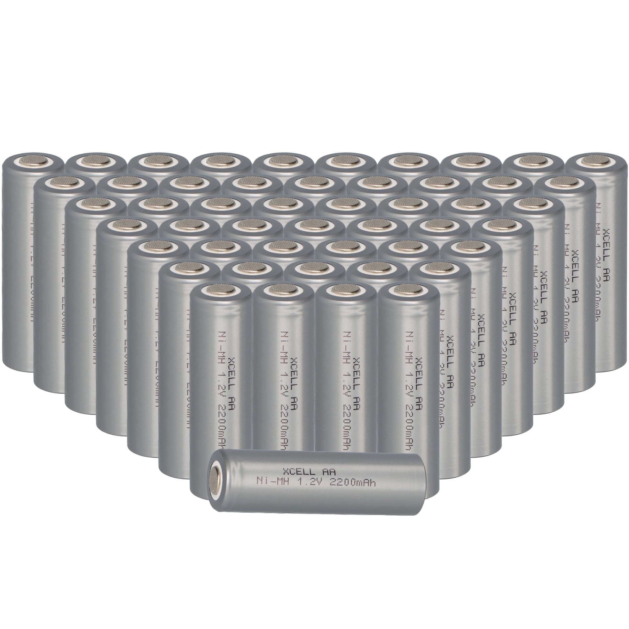 Mignon X2200AAI - Pilas AA (50 unidades, 1,2 V, 2200 mAh)